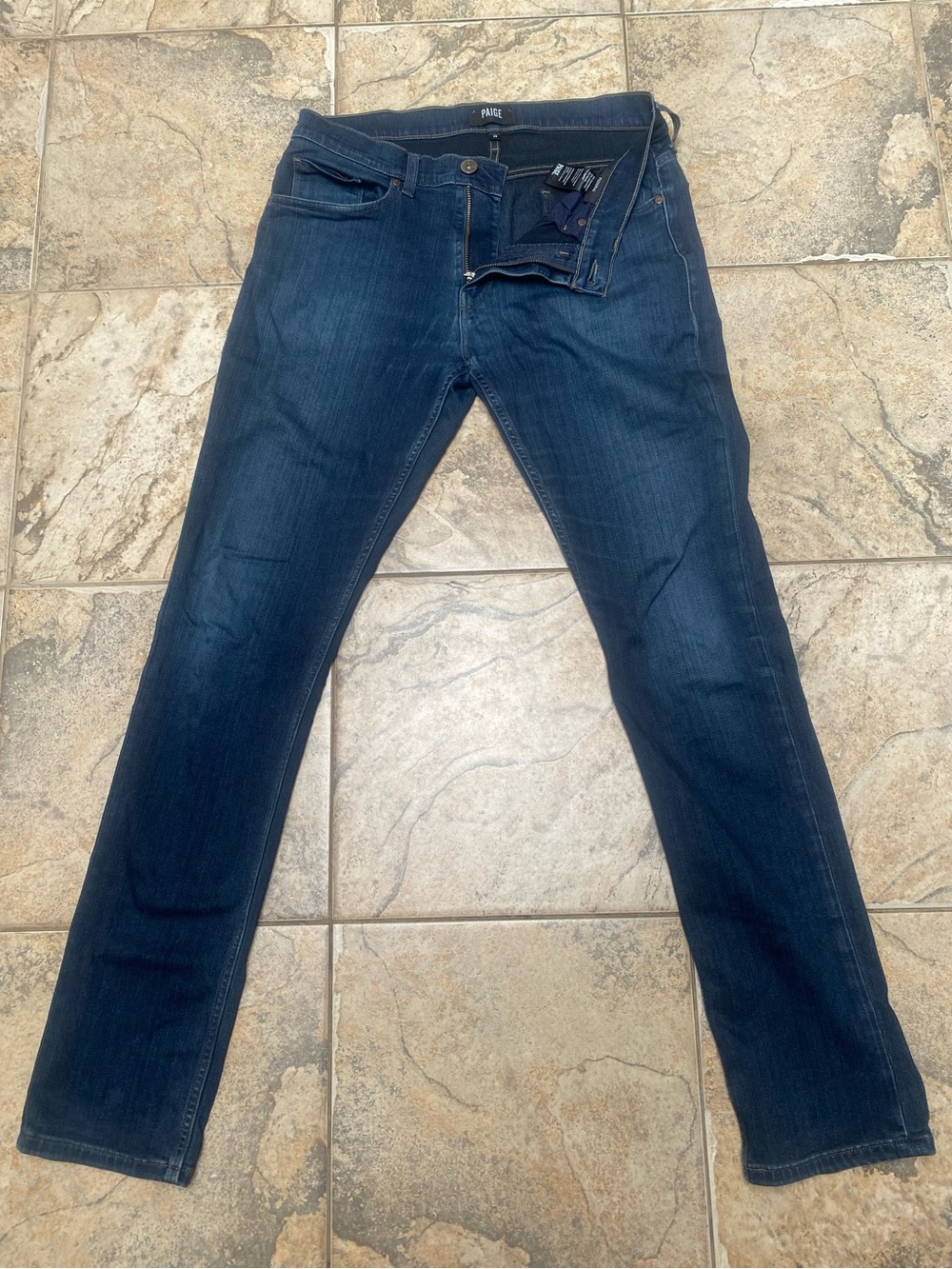 PAIGE Federal Men's Dark Blue Jeans Size 33